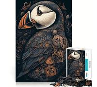 Puzzle da 1000 pezzi con pulcinella di mare, ideale per adolescenti, per rafforzare la memoria, creare un'atmosfera rilassante e creare ricordi di qualità Regalo classico (38x52cm)