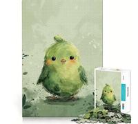 Puzzle da 1000 pezzi con pulcino primaverile per adulti, ideale per migliorare la memoria, il tempo libero e ottenere un puzzle con bordi precisi, perfetto come regalo per le festività 38x26cm