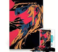 Puzzle da 1000 pezzi con ragazza anime con cappello,ideale per stimolare la concentrazione e il divertimento Taglio laser per un incastro perfetto Attività per rafforzare il legame con i propri cari