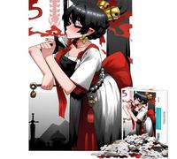 Puzzle da 1000 pezzi con ragazza anime con spada e kimono sfida per l'intelligenza giocattolo coinvolgente gioco pratico regalo di compleanno regalo per il Secret Santa (dimensioni 75x50cm)