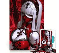 Puzzle da 1000 pezzi con ragazza anime della Croce Rossa per adolescenti, stimola la memoria, rilassati, con taglio liscio, regalo elegante (38x52cm)