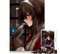 Puzzle da 1000 pezzi con ragazza anime e colomba per adolescenti, ideale per migliorare la memoria, per una piacevole distrazione, con taglio laser e un regalo premuroso (38x26cm)