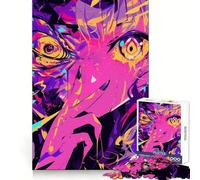 Puzzle da 1000 pezzi con ragazza anime e design astratto ideale per adolescenti per favorire la concentrazione ridurre le distrazioni e creare un'atmosfera rilassante Perfetto come regalo di Natale