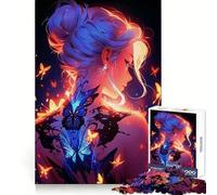 Puzzle da 1000 pezzi con ragazza anime e tema Giappone magico ideale per adolescenti stimolante per il pensiero creativo perfetto per il relax e il divertimento con incastro perfetto regalo di Natale