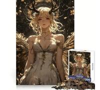 Puzzle da 1000 pezzi con ragazza anime GiGolden e fata alata, ideale per adolescenti, per sviluppare la memoria e divertirsi nel tempo libero Bordi nitidi Regalo perfetto per le vacanze (38x52cm)