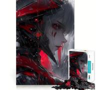 Puzzle da 1000 pezzi con ragazza anime "Morte Bianca",gioco di memoria ad alta precisione,sfida interattiva per il cervello,ideale per la casa (38x52cm)