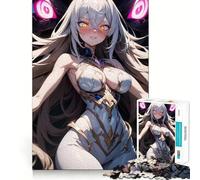 Puzzle da 1000 pezzi con ragazza anime sexy per adolescenti, gioco di logica, passatempo rilassante, taglio perfetto, regalo classico 38x52cm