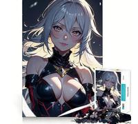 Puzzle da 1000 pezzi con ragazza anime sexy per adolescenti, gioco per esercizi mentali, relax mentale, design, assemblaggio, lista dei desideri di Babbo Natale 38x52cm