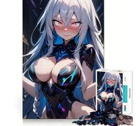 Puzzle da 1000 pezzi con ragazza anime sexy per adolescenti, ideale per migliorare la memoria, rilassare la mente e creare opere d'arte di alta qualità 38x26cm