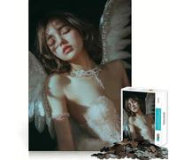 Puzzle da 1000 pezzi con ragazza asiatica sexy per adulti e adolescenti, ideale per migliorare la memoria, per un relax leggero e piacevole, con tagli netti e un regalo delizioso 38x52cm