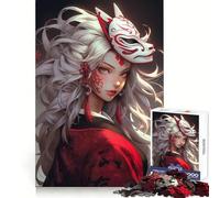 Puzzle da 1000 pezzi con ragazza guerriera samurai per adulti, ideale per migliorare la memoria, calmare la mente, assemblare e creare un'attività creativa (38x26cm)