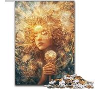 Puzzle da 1000 pezzi con ragazza tarassaco, puzzle per adulti, rompicapo fai da te impegnativo, gioco interattivo per famiglie (dimensioni 26x38cm)