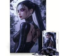 Puzzle da 1000 pezzi con ragnatela e tatuaggio femminile per adolescenti, gioco per allenare la mente, rilassante e divertente, con design da assemblare, regalo perfetto 38x26cm