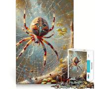 Puzzle da 1000 pezzi con ragnatela per ragazzi, gioco di logica e puzzle da assemblare, divertente, con taglio di precisione, regalo elegante 38x52cm
