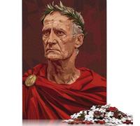 Puzzle da 1000 pezzi con ritratto dell'imperatore Cicerone, puzzle per ragazzi e ragazze, difficoltà alta, usato per rilassarsi (75x50 cm)