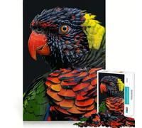 Puzzle da 1000 pezzi con ritratto di pappagallo per ragazzi, gioco stimolante per il tempo libero, taglio preciso, (38x52cm)