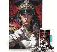 Puzzle da 1000 pezzi con ritratto di un ufficiale comandante, gioco rompicapo, rilassante e stimolante per l'intelletto, ideale come regalo per tutta la famiglia 50x75cm