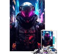 Puzzle da 1000 pezzi con robot astronauta gioco rilassante sfida per l'intelligenza giocattolo avvincente regalo per donne e uomini gara di velocità manuale (dimensioni 38x26cm)