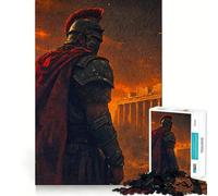 Puzzle da 1000 pezzi con rovine di guerrieri romani per adolescenti, gioco di logica puro, rilassante, pulito, opera d'arte (50x75cm)