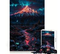 Puzzle da 1000 pezzi con ruscello di montagna sereno per adolescenti, facile da costruire, per il tempo libero, con taglio preciso, regalo di Babbo Natale (38x26cm)