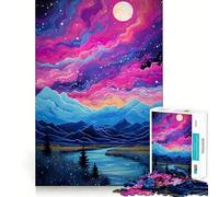 Puzzle da 1000 pezzi con ruscello e prato alpino,divertente gioco di simulazione cognitiva,pezzi ad incastro perfetti,regalo di compleanno,rompicapo (50x75cm)