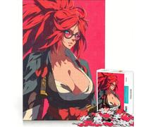 Puzzle da 1000 pezzi con Samurai dai capelli rossi e occhiali gioco rilassante per genitori e figli regalo per amici e familiari 38x52cm