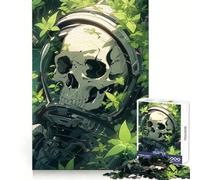 Puzzle da 1000 pezzi con scheletro astronauta per ragazzi, gioco di logica, antistress, tagli netti, lista dei desideri di Babbo Natale 38x26cm