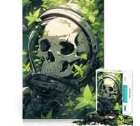 Puzzle da 1000 pezzi con scheletro astronauta per ragazzi, gioco di logica, antistress, tagli netti, lista dei desideri di Babbo Natale 38x26cm