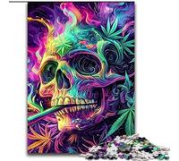 Puzzle da 1000 pezzi con scheletro di foglia per adulti e adolescenti, gioco stimolante e interazione tra genitori e figli in famiglia (50x75cm)