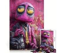 Puzzle da 1000 pezzi con scultura di robot triste per adolescenti, giocattolo stimolante per l'intelletto, relax mentale, taglio di qualità, regalo per le vacanze (38x26cm)