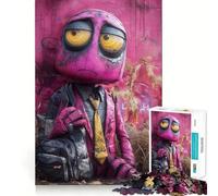 Puzzle da 1000 pezzi con scultura di robot triste per adulti, ideale per migliorare la memoria, per un momento di relax, un'attività di assemblaggio e un pezzo da collezione (50x75cm)