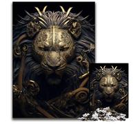 Puzzle da 1000 pezzi con segno zodiacale Leone puzzle relax e sfida decorazioni per la casa colorate amici 1000 pezzi (75x50 cm)