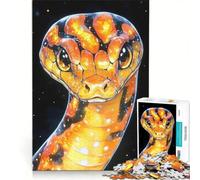 Puzzle da 1000 pezzi con serpente cosmico, gioco rompicapo, allena la mente e la manualità, ideale come decorazione da scrivania 50x75cm