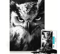 Puzzle da 1000 pezzi con sguardo penetrante, ideale per adulti, con design logico e rilassante, con bordi chiari e un regalo speciale (38x26cm)