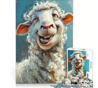 Puzzle da 1000 pezzi con simpatiche pecorelle gioco pratico e divertente da fare in casa ideale come decorazione da scrivania 38x52cm
