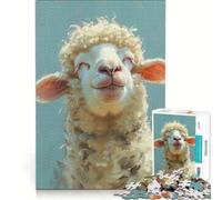 Puzzle da 1000 pezzi con simpatiche pecorelle gioco pratico e divertente da fare in casa ideale come decorazione da scrivania 38x26cm