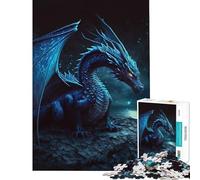 Puzzle da 1000 pezzi con simpatici dinosauri dei cartoni animati gioco educativo per sfide e divertimento ideale come regalo o per passare il tempo durante le vacanze (dimensioni 38x52cm)