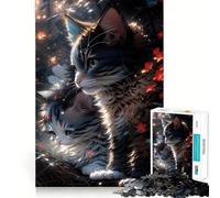 Puzzle da 1000 pezzi con simpatici gattini per adolescenti, gioco di allenamento mentale, relax e design, ideale per la lista dei desideri di Babbo Natale 50x75cm
