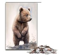 Puzzle da 1000 pezzi con simpatici orsetti da colorare per adulti puzzle impossibile antistress per adolescenti dai 14 anni in su 1000 pezzi (75x50 cm)