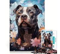 Puzzle da 1000 pezzi con simpatici pitbull ideale per adolescenti un gioco di logica che stimola la creatività perfetto per il divertimento in casa con bordi di alta qualità e un regalo memorabile