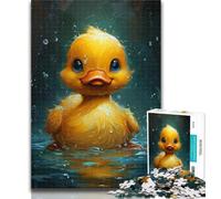 Puzzle da 1000 pezzi con simpatico anatroccolo giallo, 1000 pezzi per adolescenti, giocattoli educativi, ideale come regalo per tutta la famiglia, 50x75cm