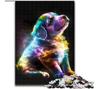 Puzzle da 1000 pezzi con simpatico cucciolo di galassia, puzzle in legno per adulti, decorazione artistica, giocattolo di intelligenza per giochi al chiuso in famiglia (dimensioni 26x38cm)