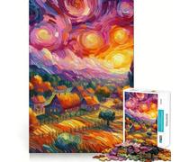 Puzzle da 1000 pezzi con soggetto "Paint V" per adulti, ideale per allenare la mente, rilassare e divertirsi con attività artistiche e di assemblaggio, perfetto come regalo per le vacanze (38x52cm)