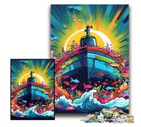 Puzzle da 1000 pezzi con sottomarini colorati, per adulti e adolescenti, giochi educativi, regali, dimensioni 50x75cm.