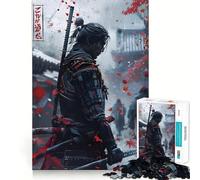 Puzzle da 1000 pezzi con spada del guerriero,gioco di concentrazione,tecnica di taglio professionale,hobby affascinante per i momenti di svago (50x75cm)