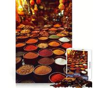 Puzzle da 1000 pezzi con spezie, cibo e cucina per adulti, gioco di sfida per la mente, gioco di gruppo, dettagli nitidi, regalo perfetto 50x75cm