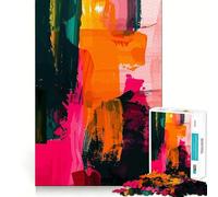 Puzzle da 1000 pezzi con splendida pittura Pop Art,gioco di incastri precisi,stimolante per la mente,ideale per momenti di relax,regalo di compleanno (38x52cm)
