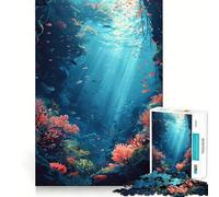 Puzzle da 1000 pezzi con splendida vista sul mare, ideale per ragazzi, gioco di logica, antistress, taglio preciso, regalo artistico 38x26cm