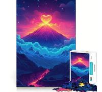 Puzzle da 1000 pezzi con splendido paesaggio,decorazione elegante e funzionale,attività stimolante per la mente,momento di relax e divertimento,regalo di Natale (50x75cm)