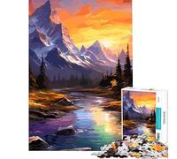 Puzzle da 1000 pezzi con splendido paesaggio naturale Difficile e stimolante Attività per famiglie giochi rilassanti per ragazzi dai 14 anni in su (38x26cm)